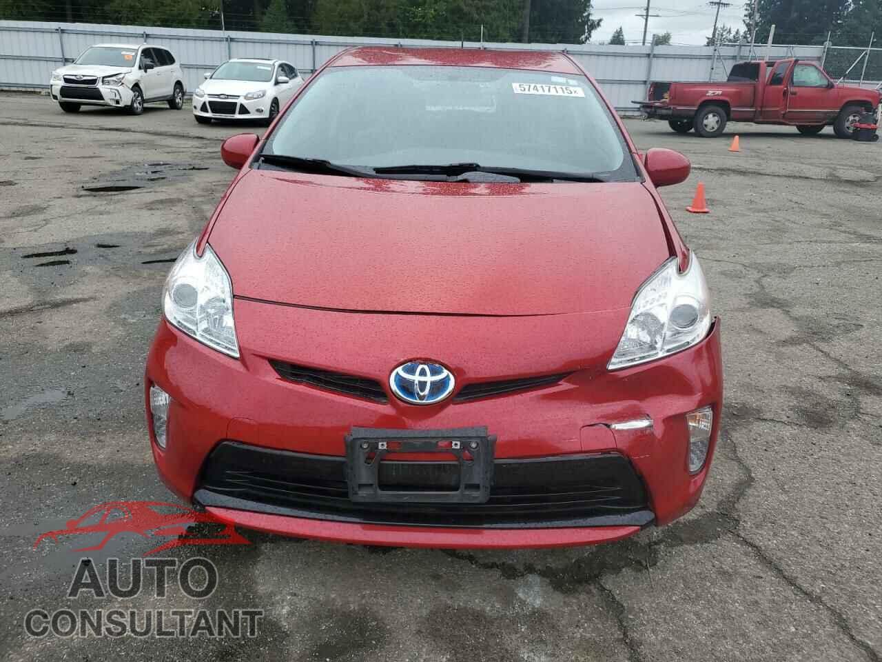 TOYOTA PRIUS 2012 - JTDKN3DU7C1492386
