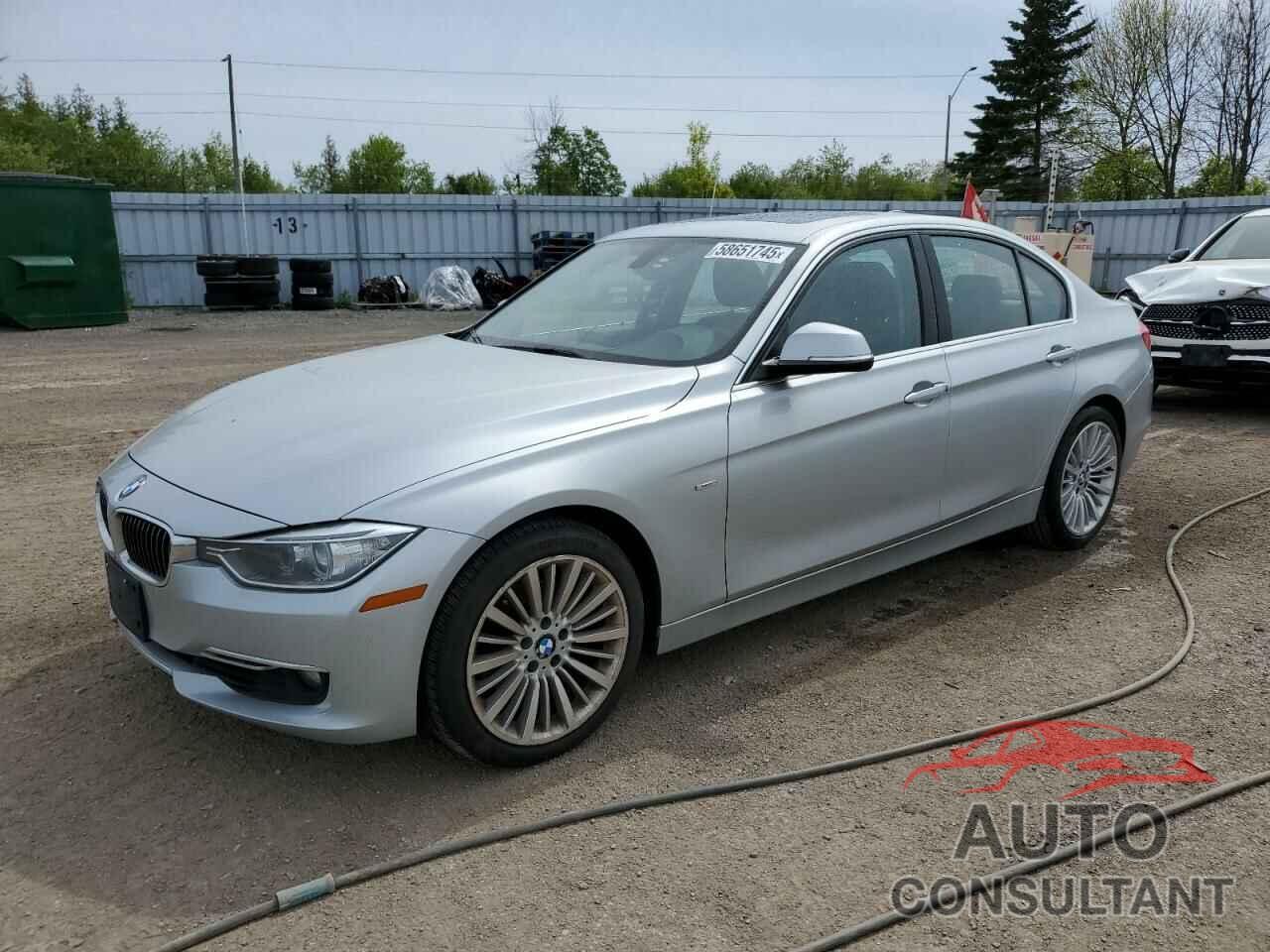 BMW 3 SERIES 2013 - WBA3B3C5XDF531142