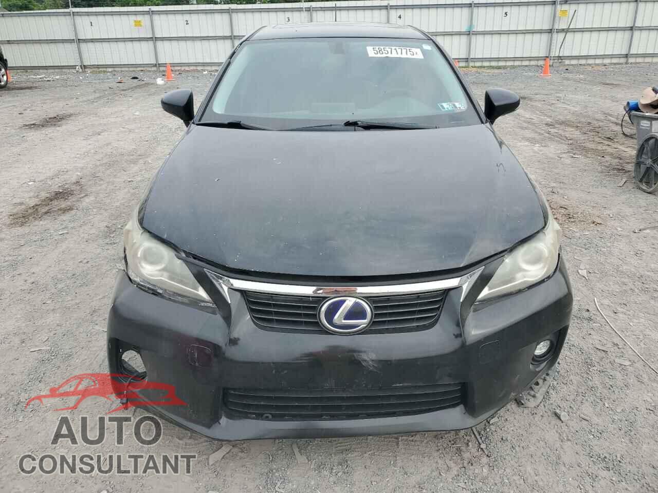 LEXUS CT 200 2012 - JTHKD5BH1C2090215