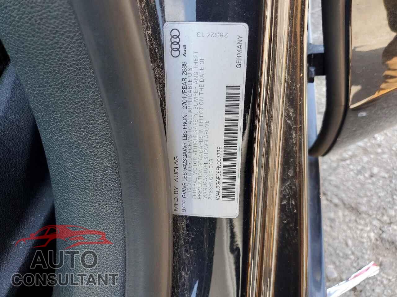 AUDI A7 2015 - WAU2GAFC6FN007779