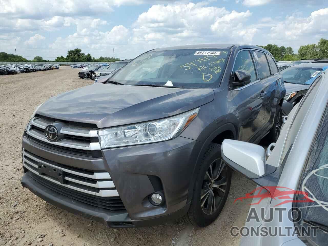 TOYOTA HIGHLANDER 2019 - 5TDZZRFHXKS300448