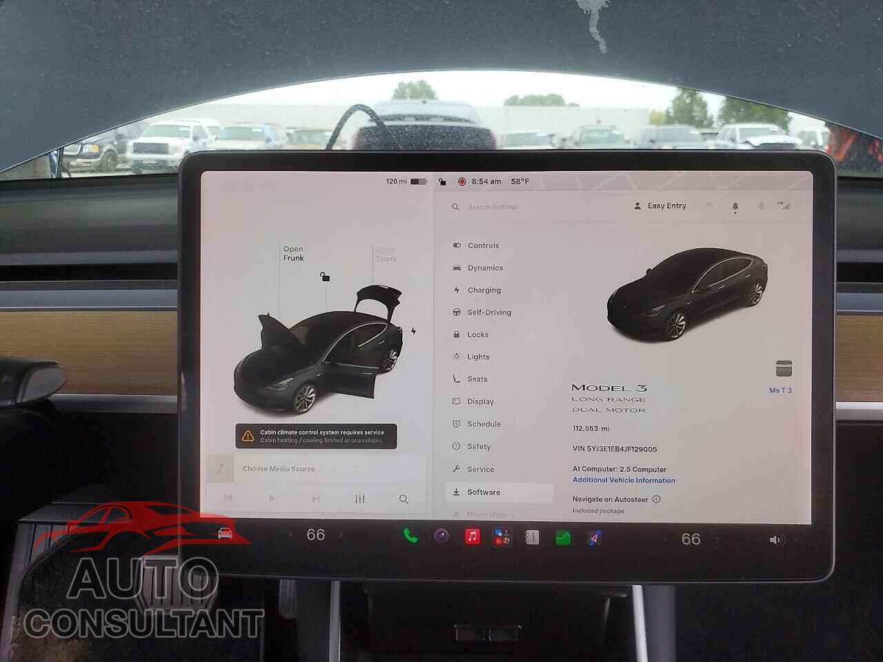 TESLA MODEL 3 2018 - 5YJ3E1EB4JF129005