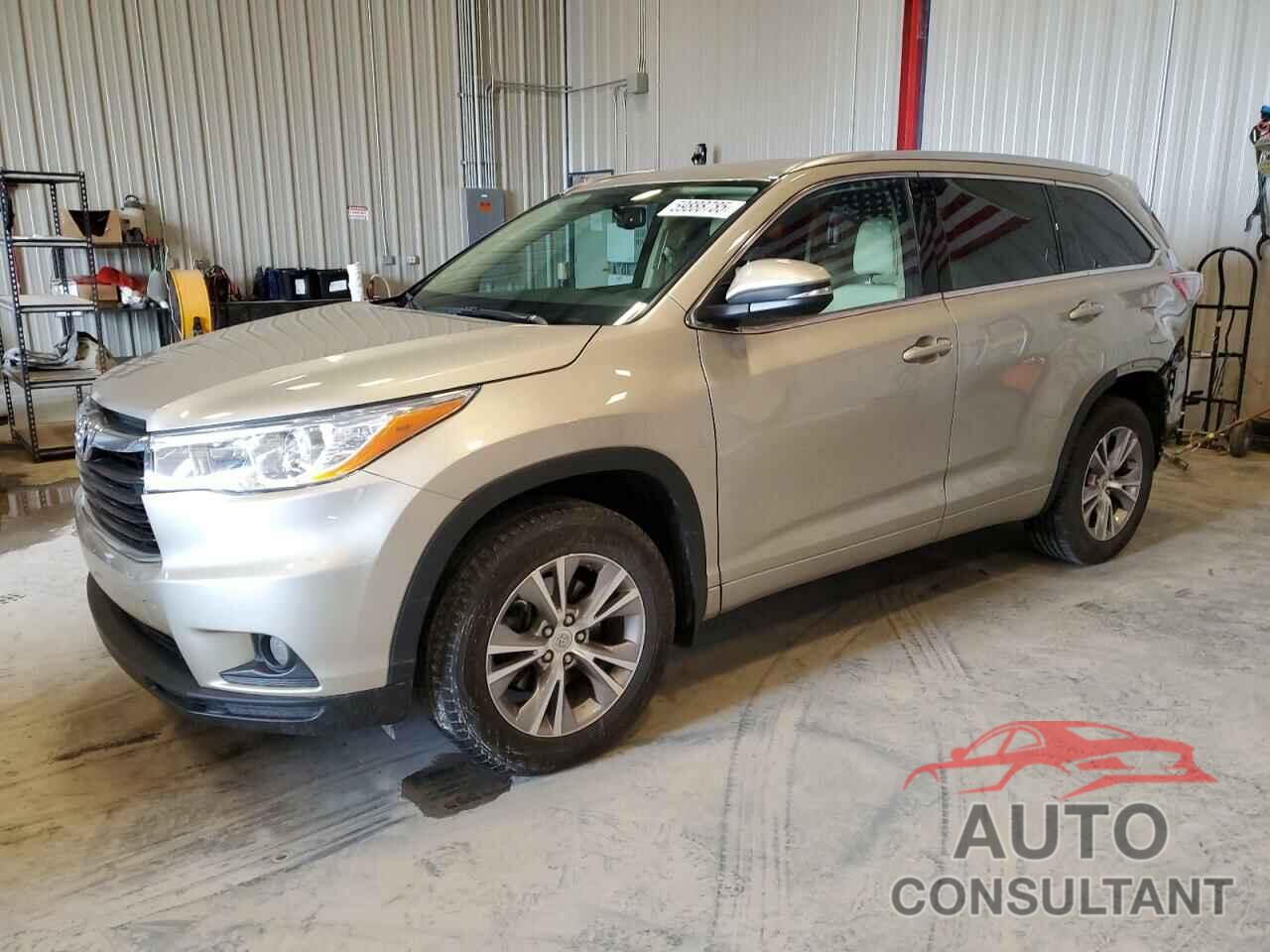 TOYOTA HIGHLANDER 2015 - 5TDJKRFH1FS222102
