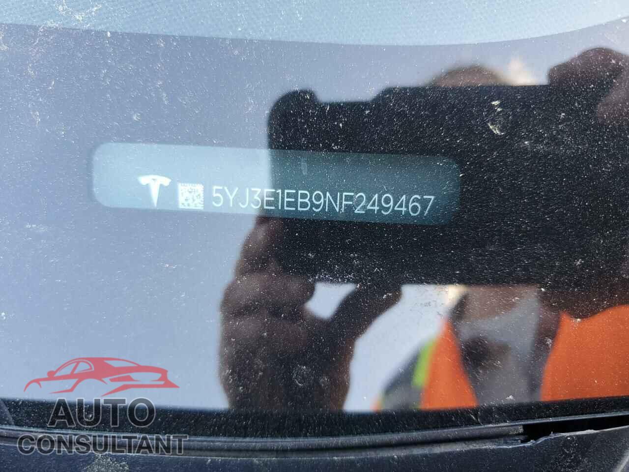 TESLA MODEL 3 2022 - 5YJ3E1EB9NF249467