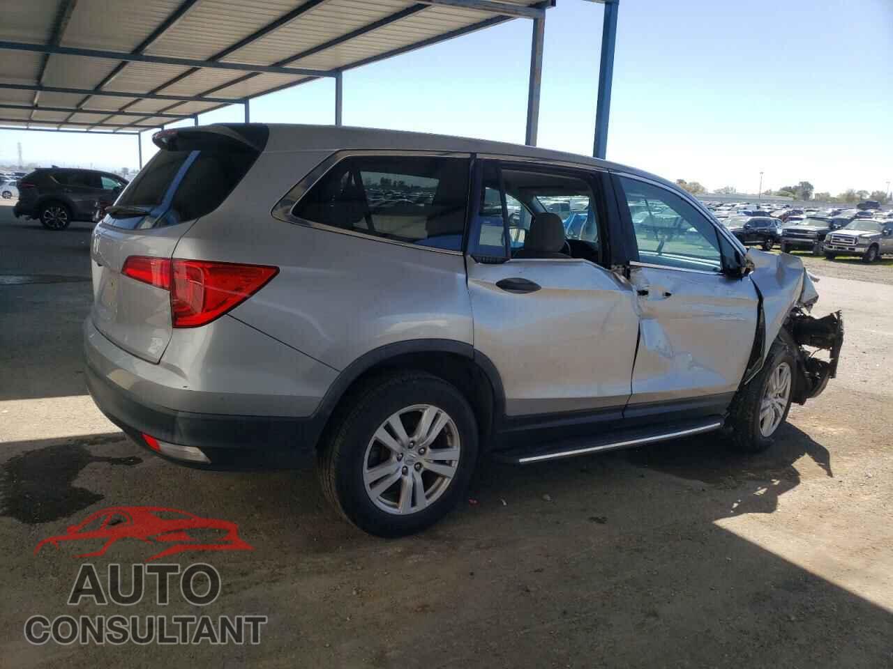 HONDA PILOT 2017 - 5FNYF5H11HB014885