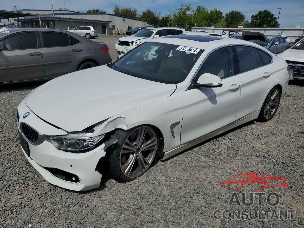 BMW 4 SERIES 2017 - WBA4E3C37HG187473