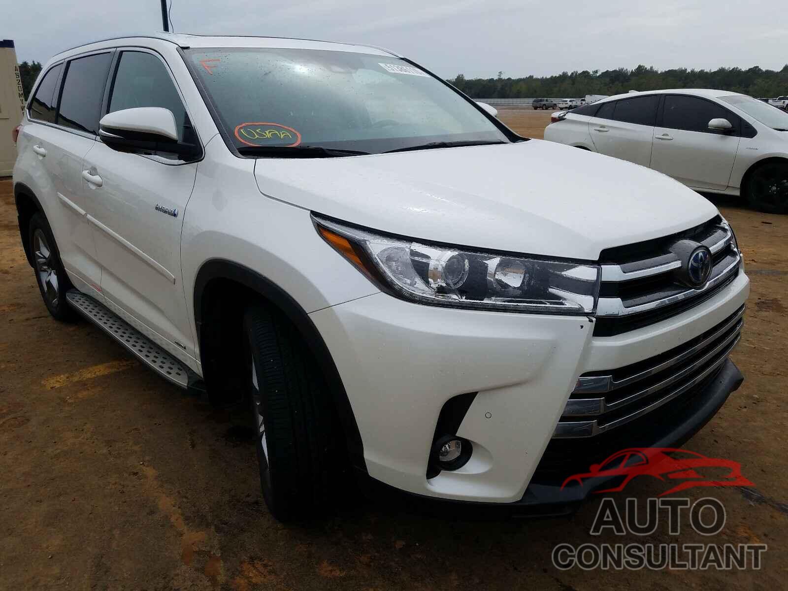 TOYOTA HIGHLANDER 2019 - 5TDDGRFH4KS068820