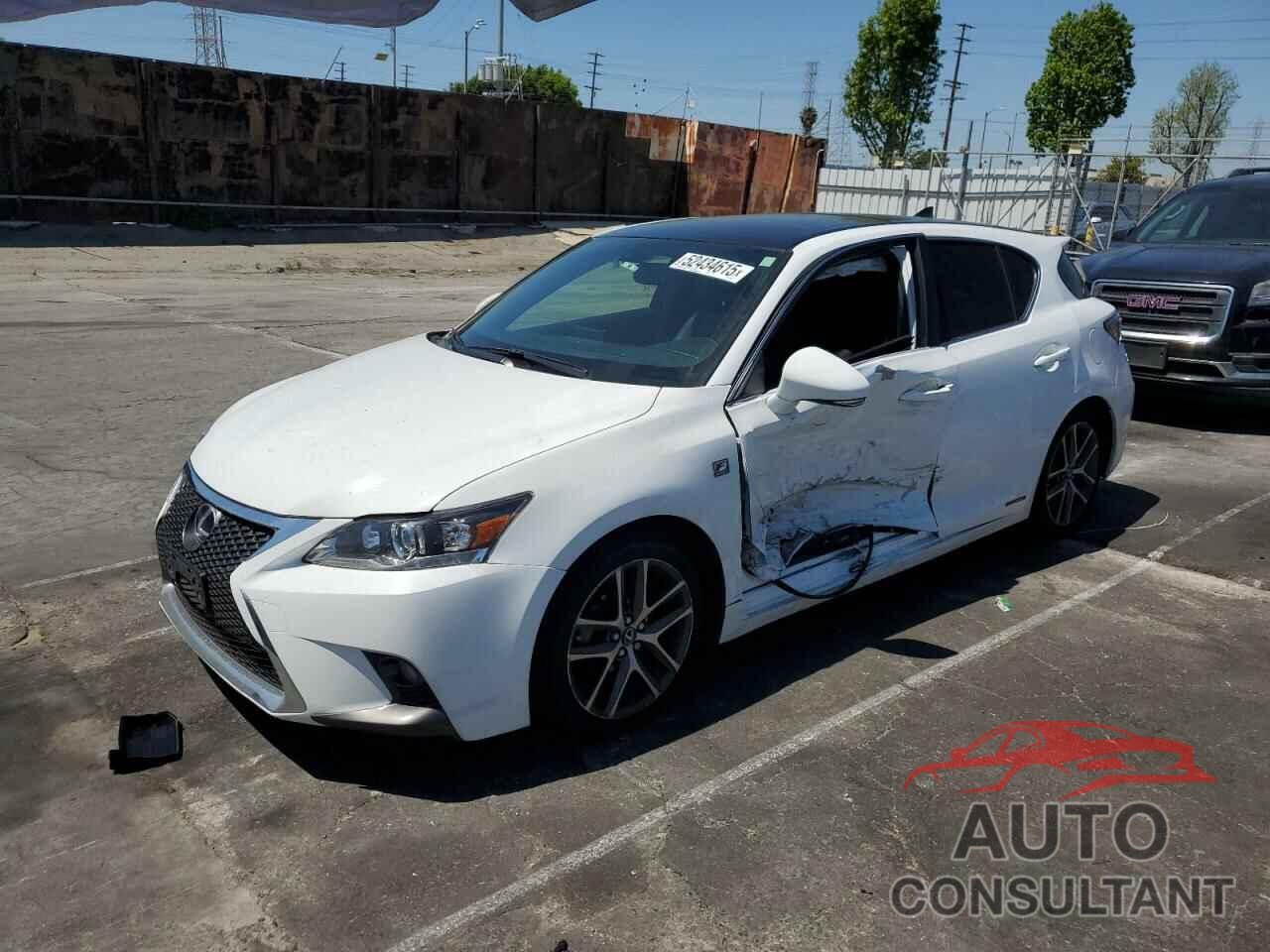LEXUS CT 200 2017 - JTHKD5BH9H2288130