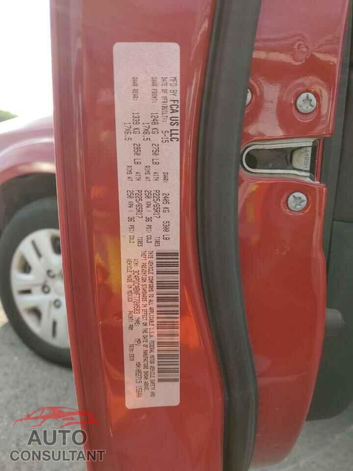 DODGE JOURNEY 2015 - 3C4PDCABXFT720583