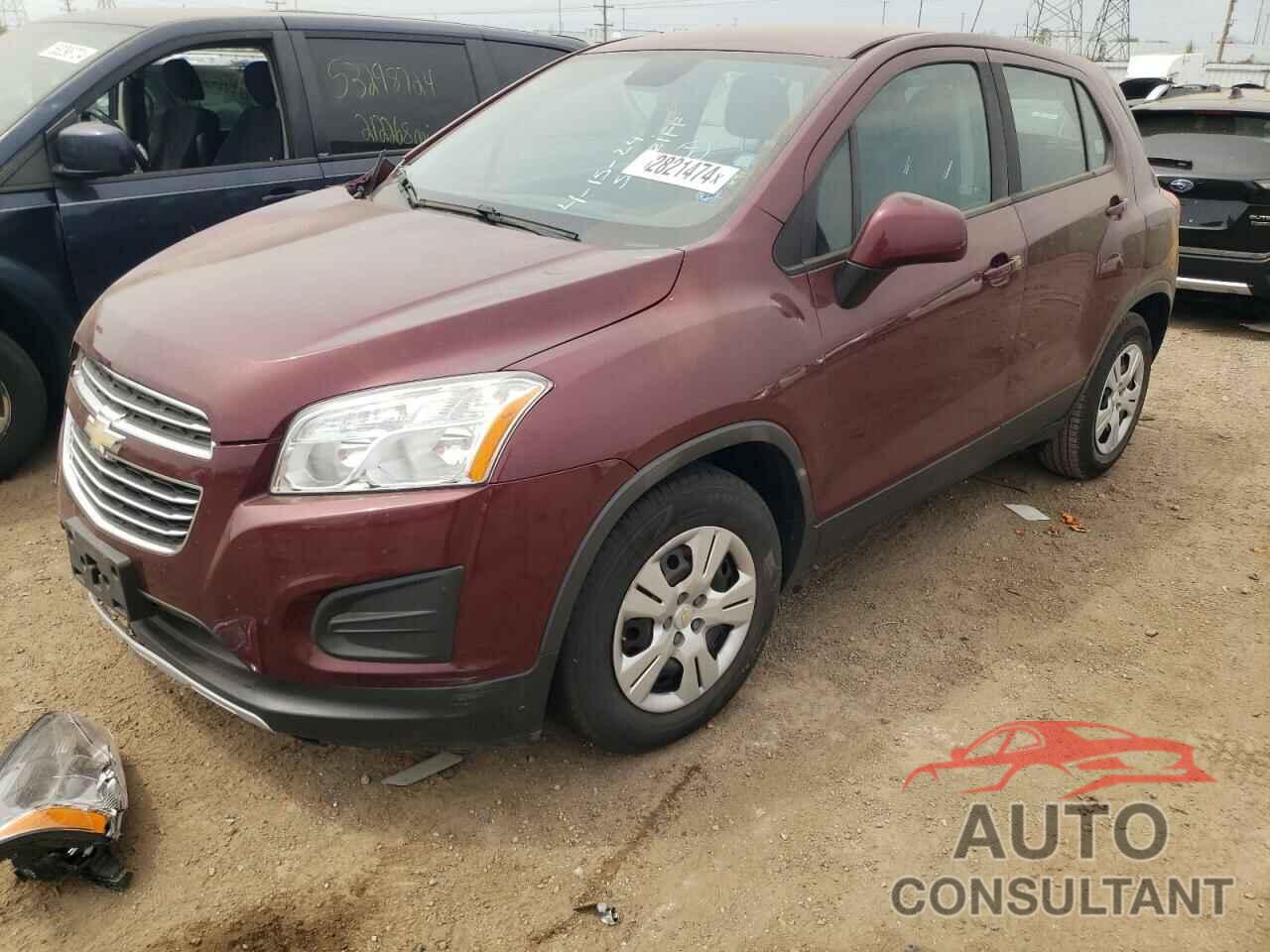 CHEVROLET TRAX 2016 - 3GNCJKSB5GL277087