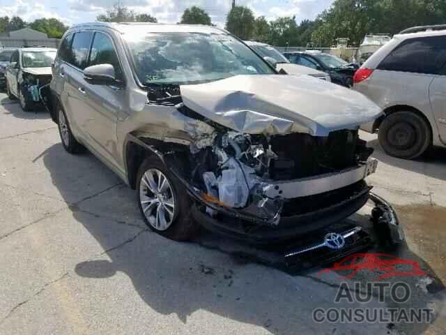 TOYOTA HIGHLANDER 2015 - 5TDKKRFH2FS090794