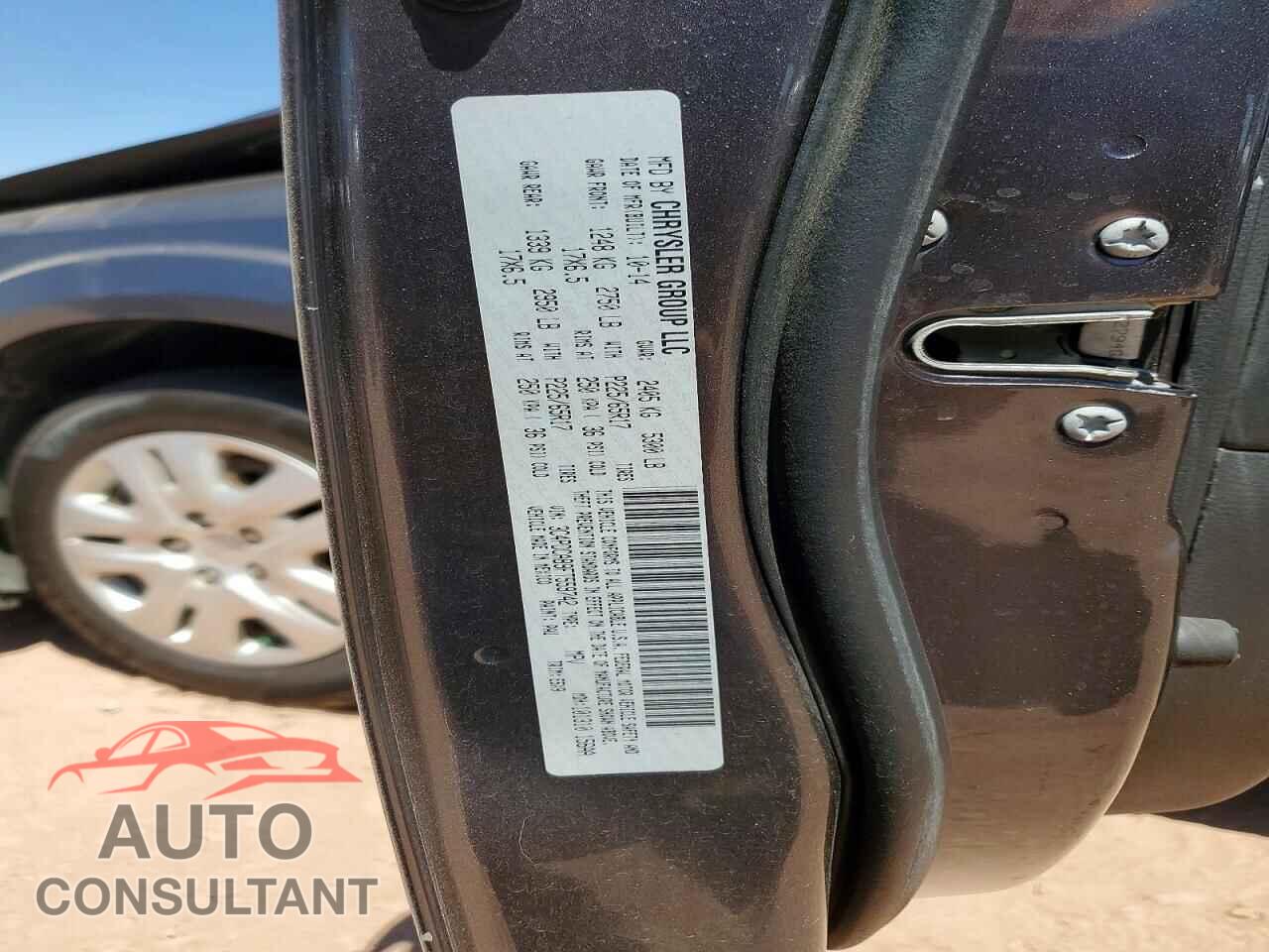 DODGE JOURNEY 2015 - 3C4PDCAB9FT559742