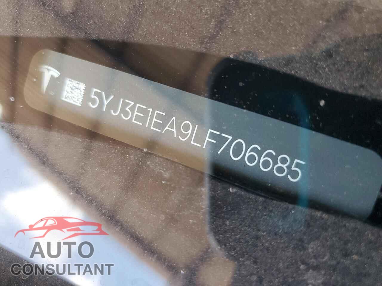 TESLA MODEL 3 2020 - 5YJ3E1EA9LF706685