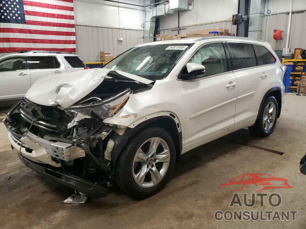 TOYOTA HIGHLANDER 2016 - 5TDDKRFH2GS299950