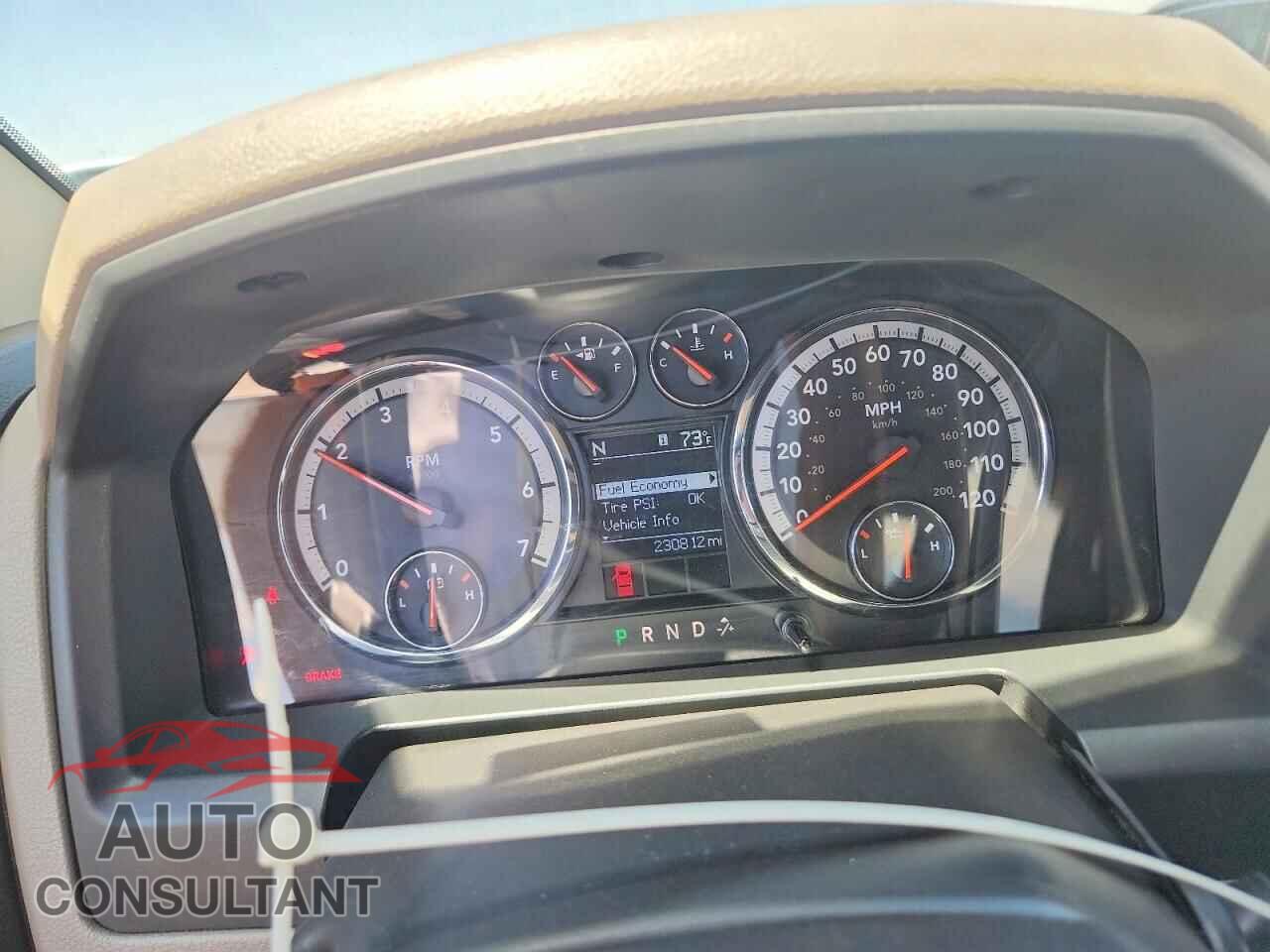 DODGE RAM 1500 2012 - 1C6RD7GP9CS292741