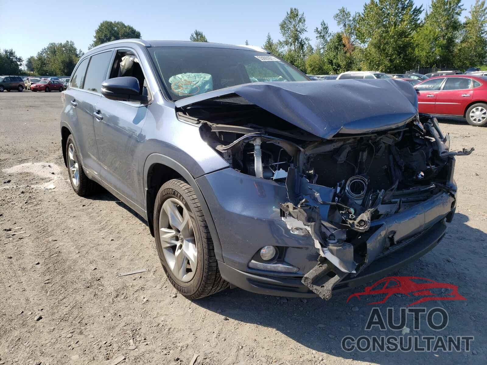 TOYOTA HIGHLANDER 2016 - 5TDDKRFH6GS310027
