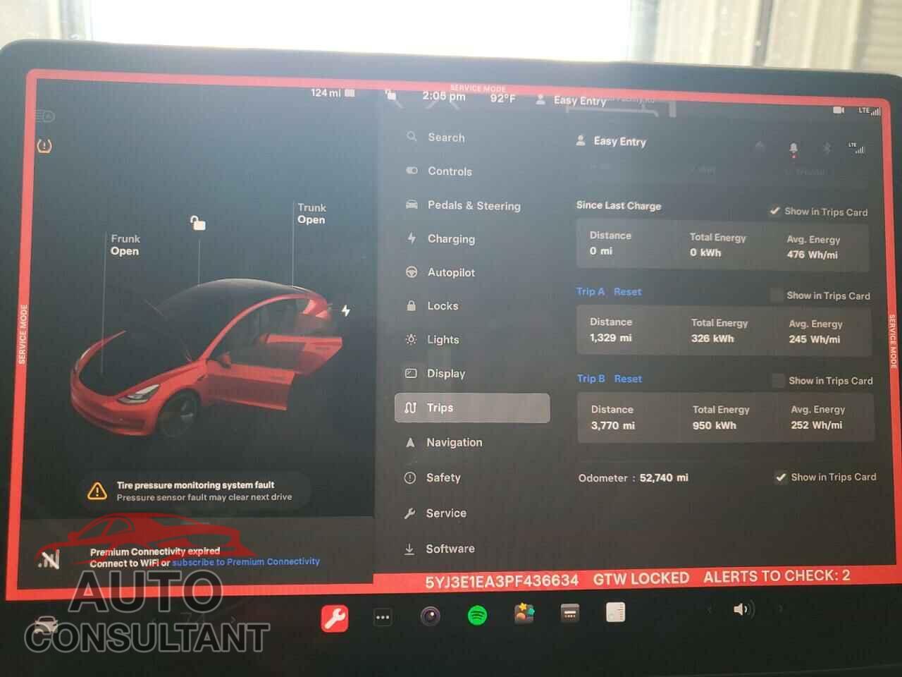TESLA MODEL 3 2023 - 5YJ3E1EA3PF436634