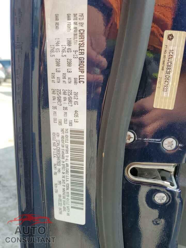 JEEP COMPASS 2014 - 1C4NJCBB3ED647933