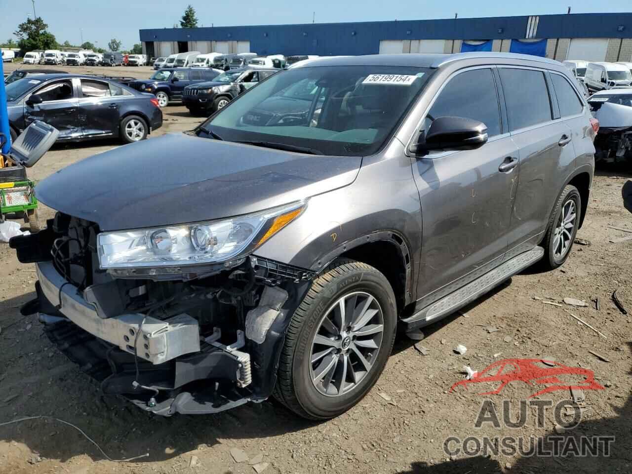 TOYOTA HIGHLANDER 2018 - 5TDKZRFH4JS286496