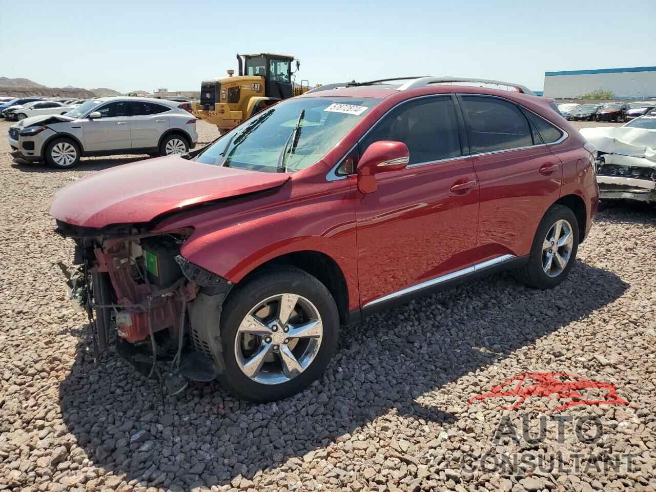 LEXUS RX350 2012 - JTJZK1BA8C2414596