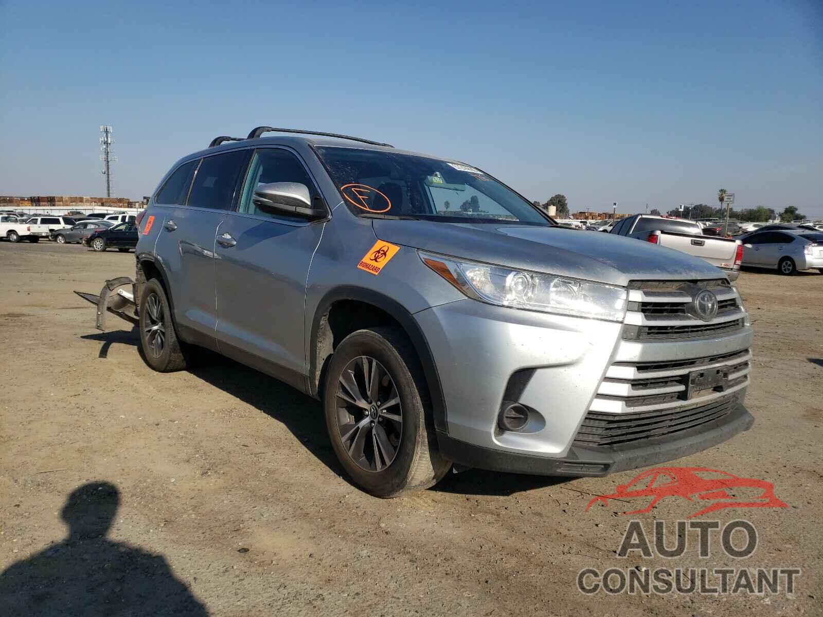 TOYOTA HIGHLANDER 2019 - 5TDZARFH6KS046910