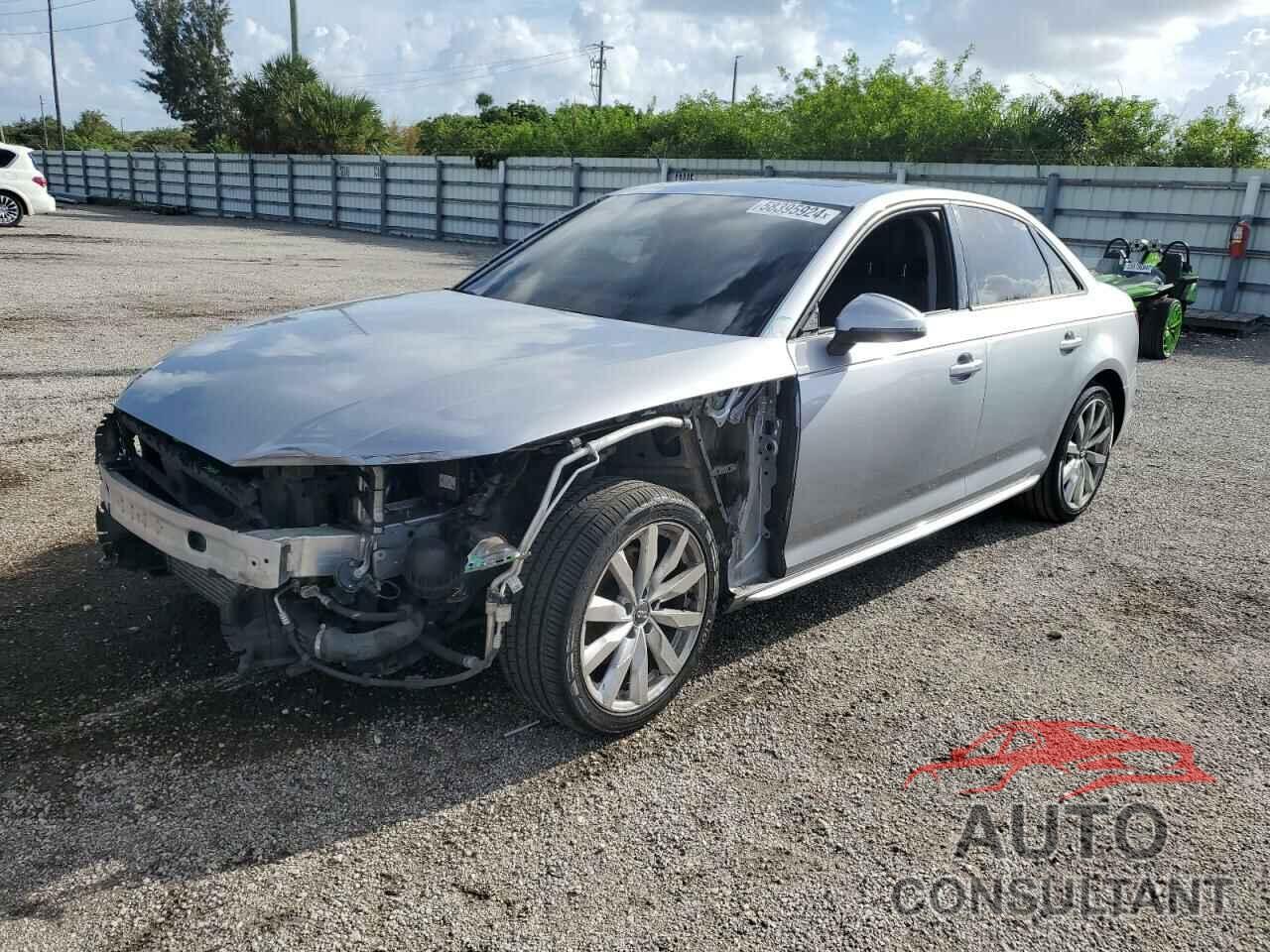 AUDI A4 2018 - WAUKMAF46JN001524