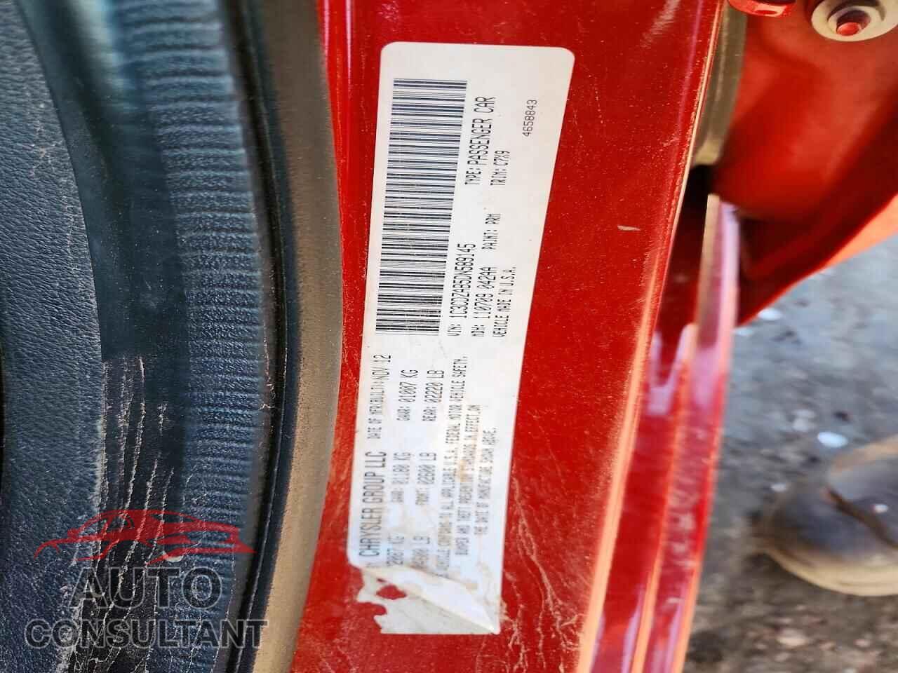 DODGE AVENGER 2013 - 1C3CDZAB5DN589145