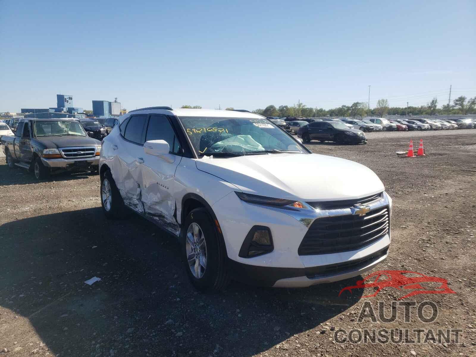 CHEVROLET BLAZER 2021 - 3GNKBBRA7MS539358