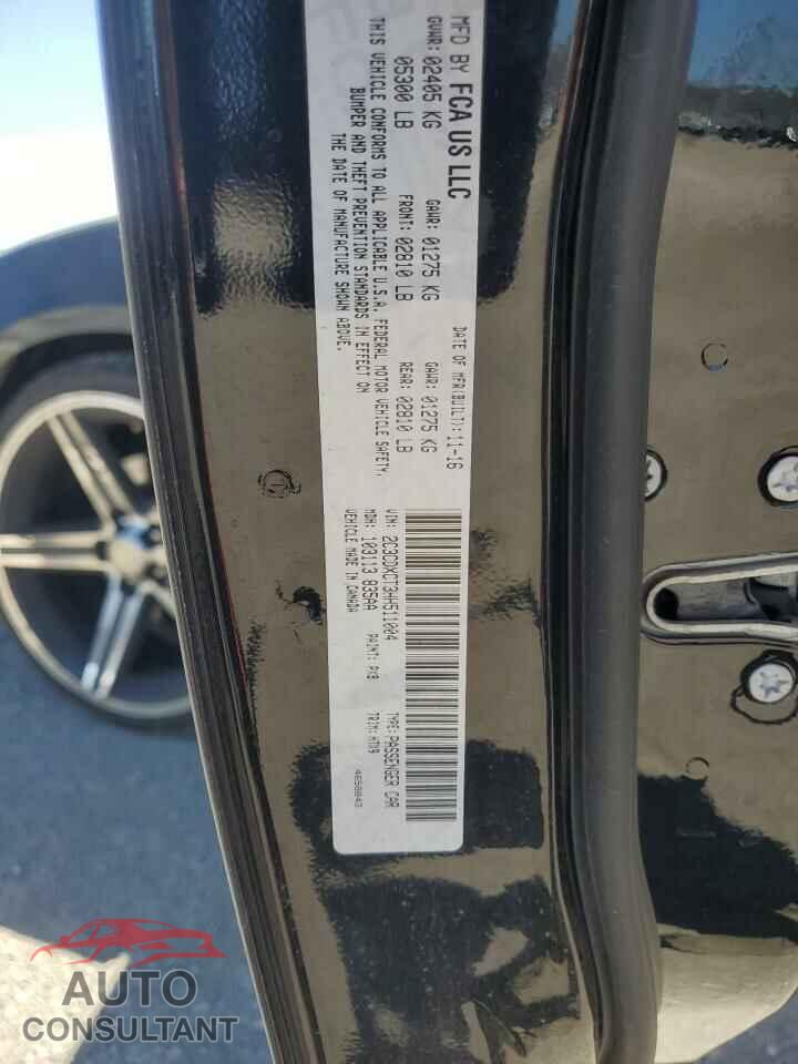 DODGE CHARGER 2017 - 2C3CDXCT3HH511004