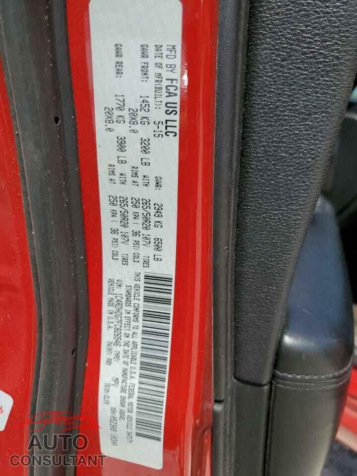 DODGE DURANGO 2015 - 1C4RDHDG7FC826546