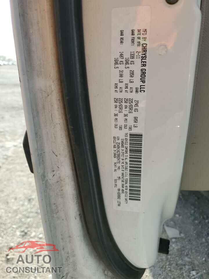 DODGE CARAVAN 2011 - 2D4RN1AG7BR654791