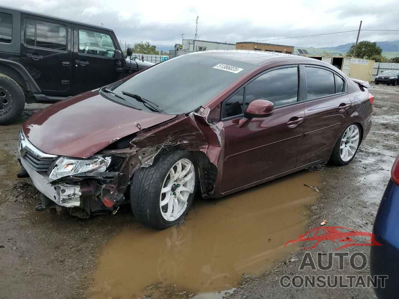 HONDA CIVIC 2012 - 19XFB2F8XCE346128