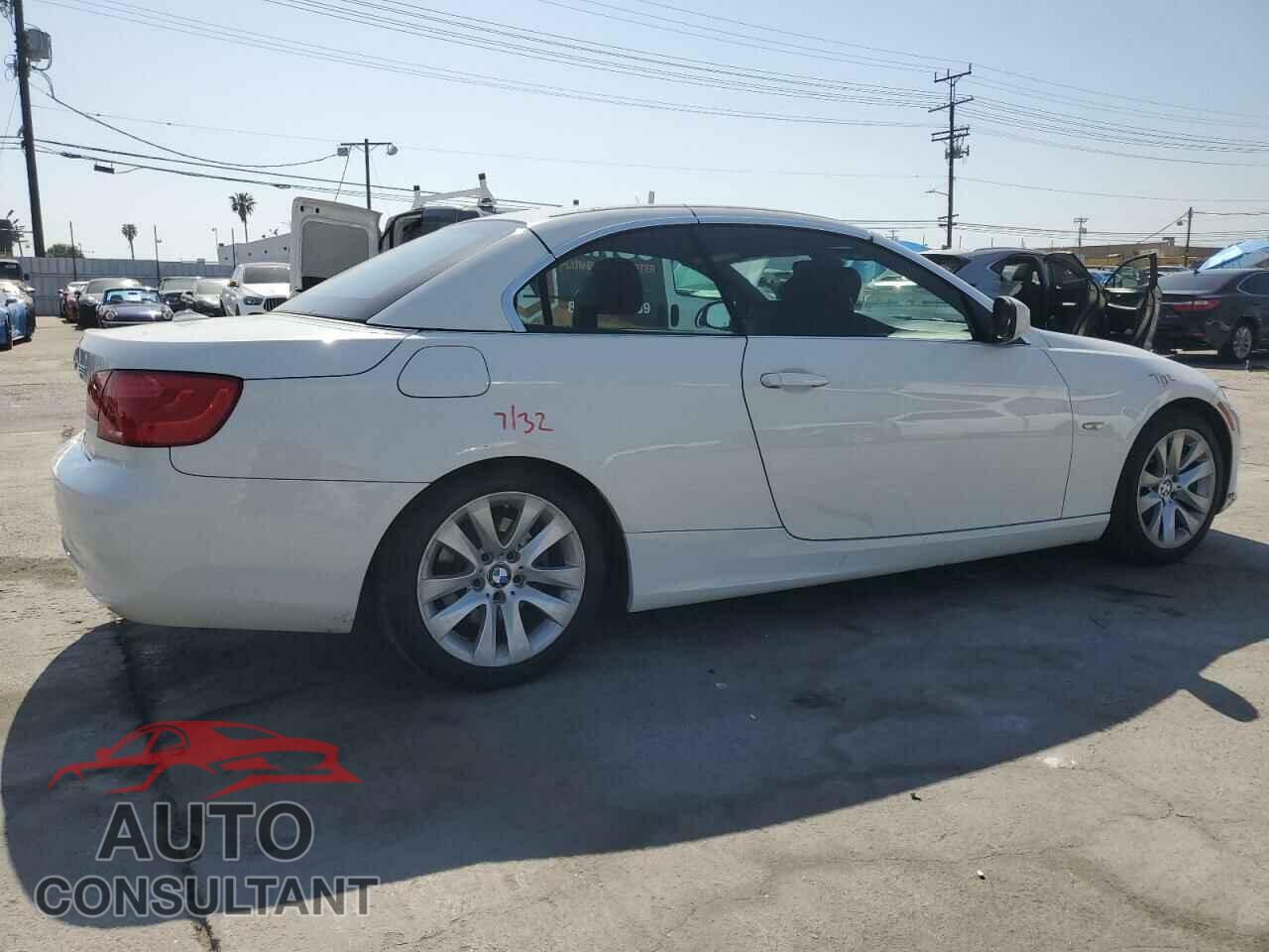 BMW 3 SERIES 2013 - WBADW7C58DE732558