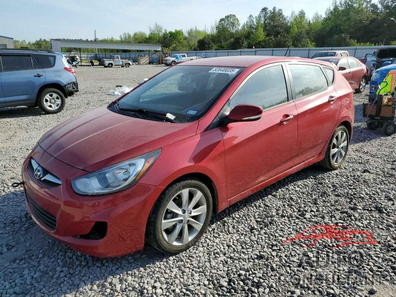 HYUNDAI ACCENT 2013 - KMHCU5AE0DU121047