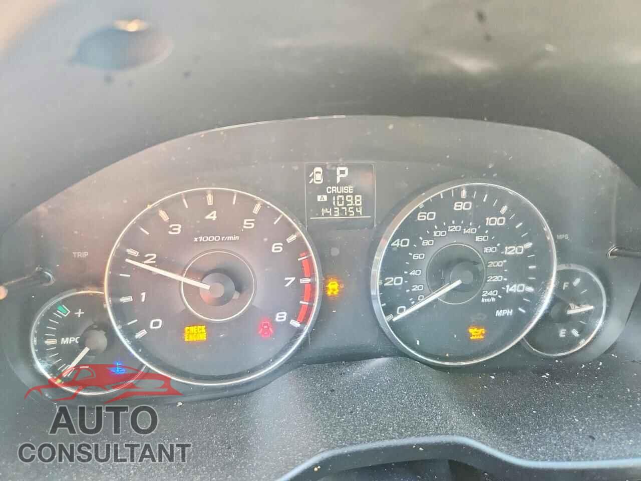 SUBARU OUTBACK 2011 - 4S4BRBCC4B3420213