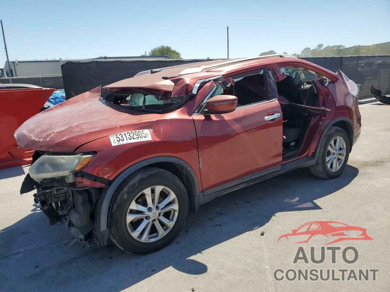 NISSAN ROGUE 2016 - KNMAT2MT1GP656558