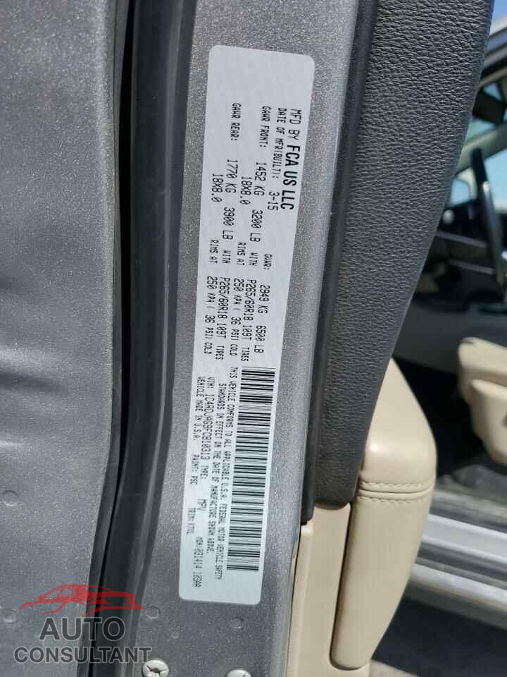 DODGE DURANGO 2015 - 1C4RDJAG9FC810313