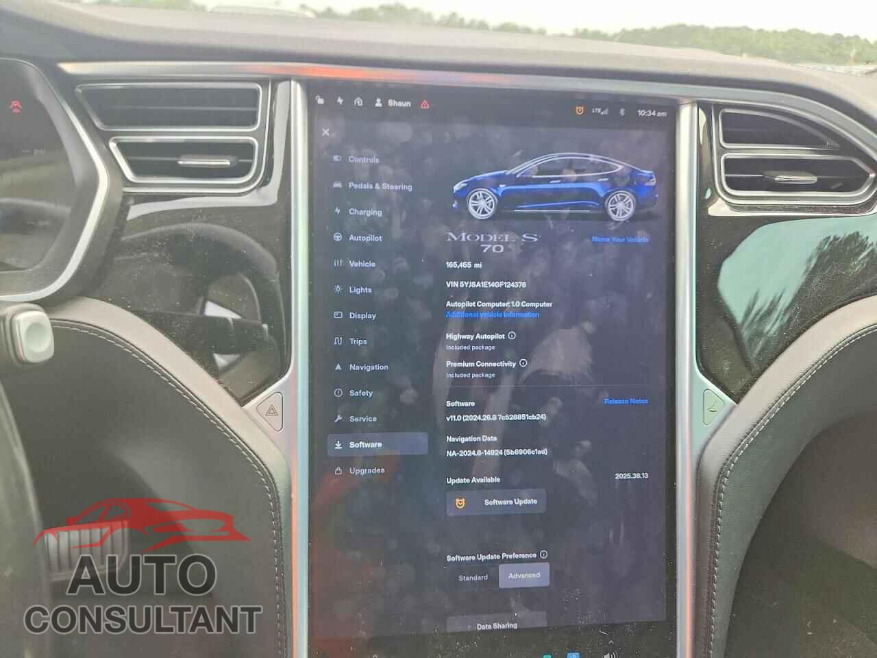 TESLA MODEL S 2016 - 5YJSA1E14GF124376