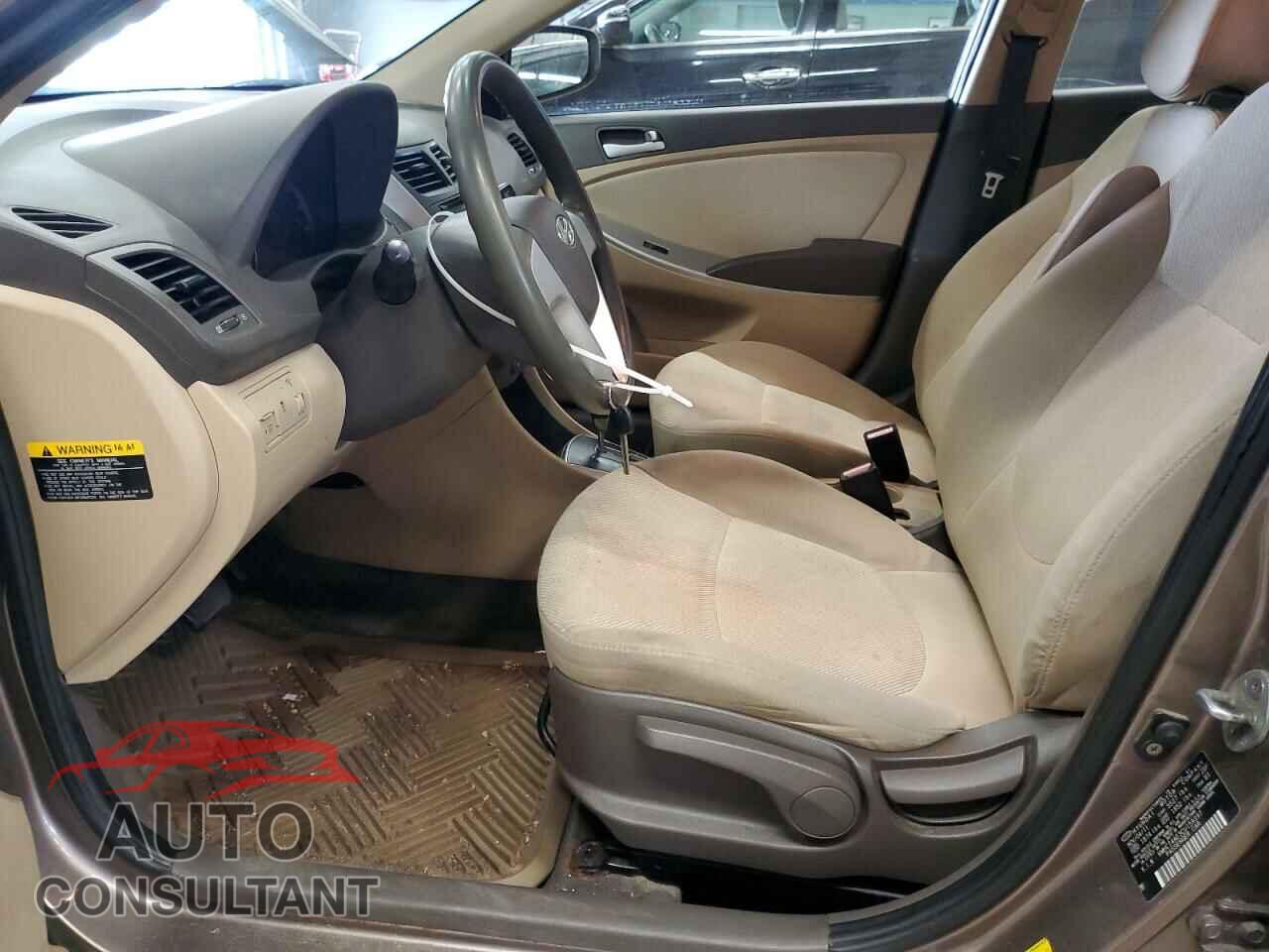 HYUNDAI ACCENT 2012 - KMHCT4AE3CU159397