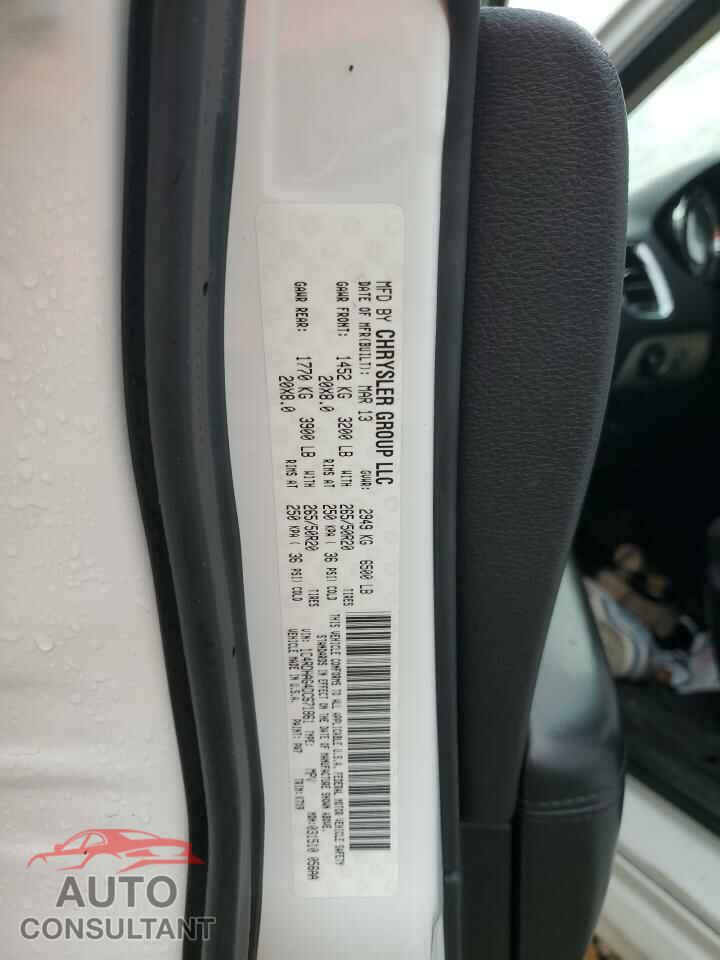 DODGE DURANGO 2013 - 1C4RDHAG4DC671861