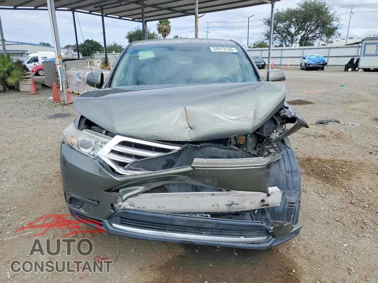 TOYOTA HIGHLANDER 2012 - 5TDZA3EH3CS028879