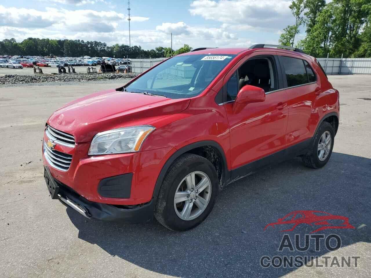 CHEVROLET TRAX 2016 - KL7CJPSB6GB709545