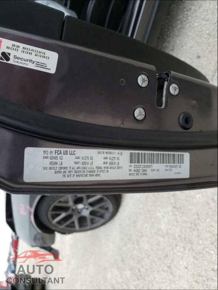 DODGE CHALLENGER 2016 - 2C3CDZFJ1GH250377
