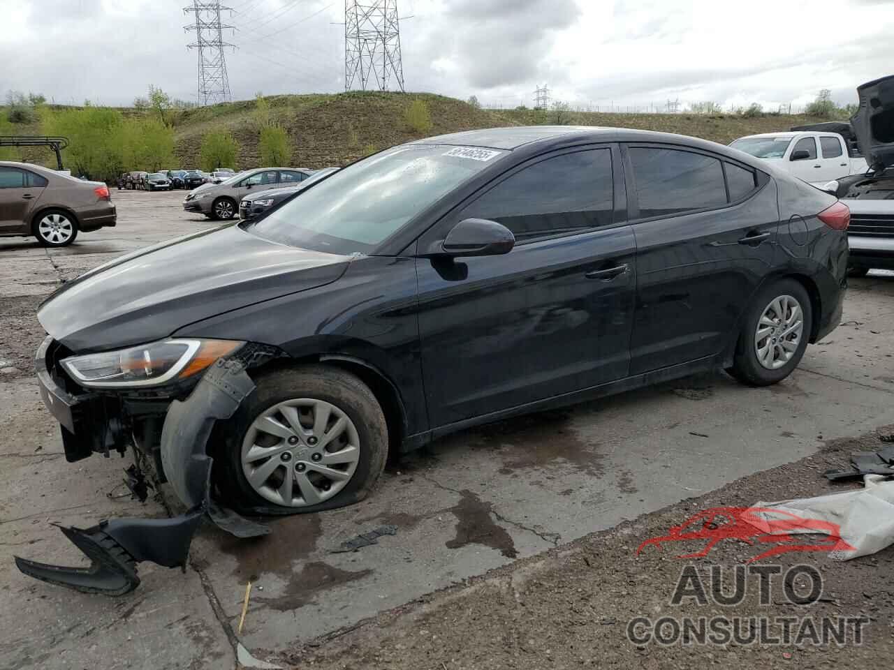 HYUNDAI ELANTRA 2017 - KMHD74LF2HU309439