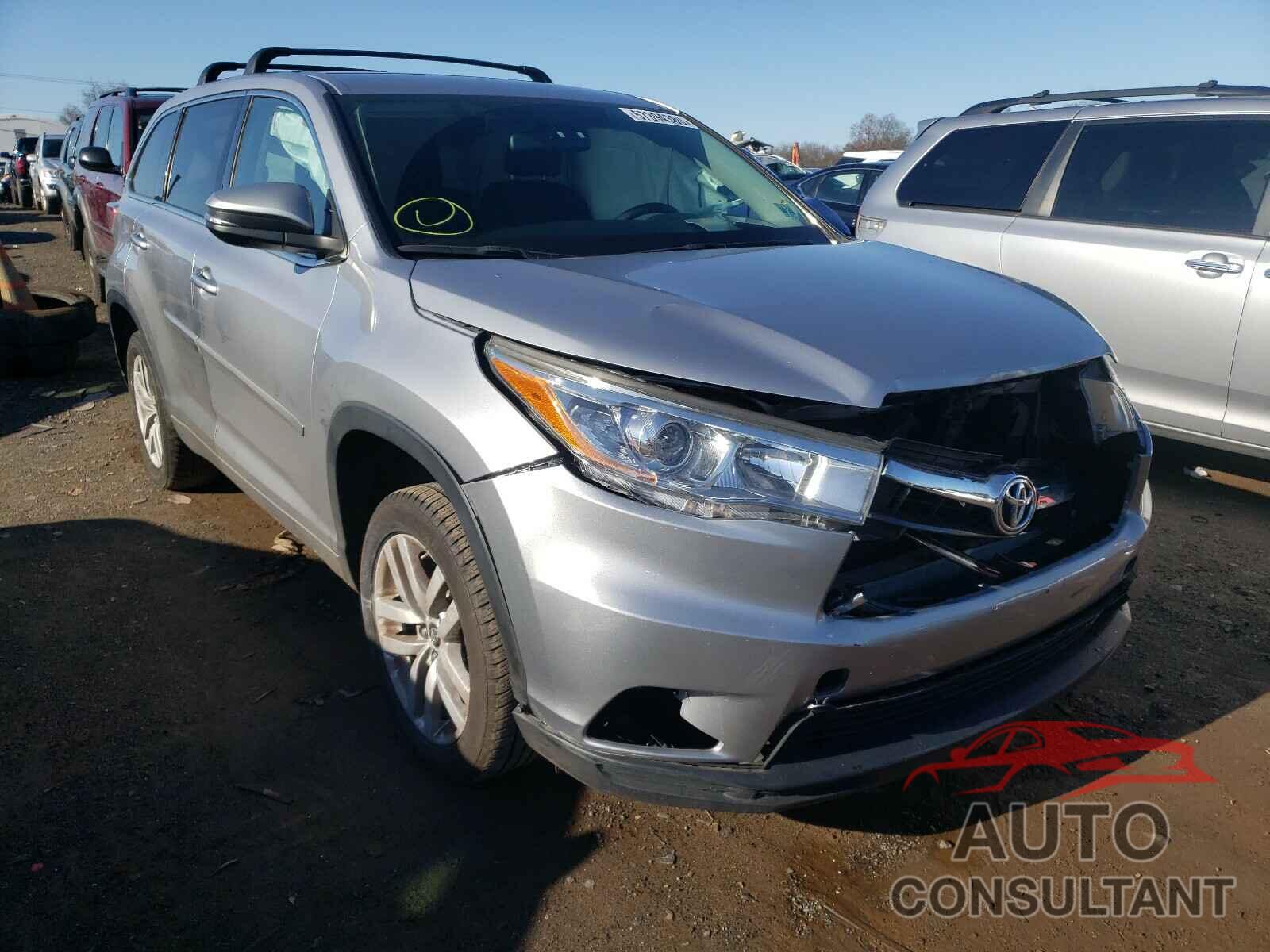 TOYOTA HIGHLANDER 2016 - 5TDZARFHXGS022052