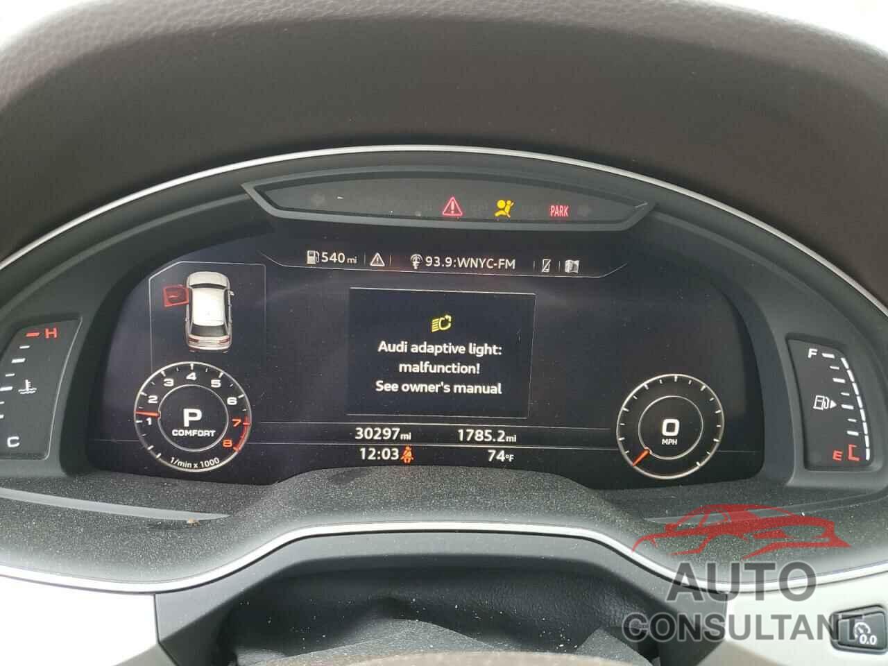 AUDI Q7 2019 - WA1LHAF77KD035639