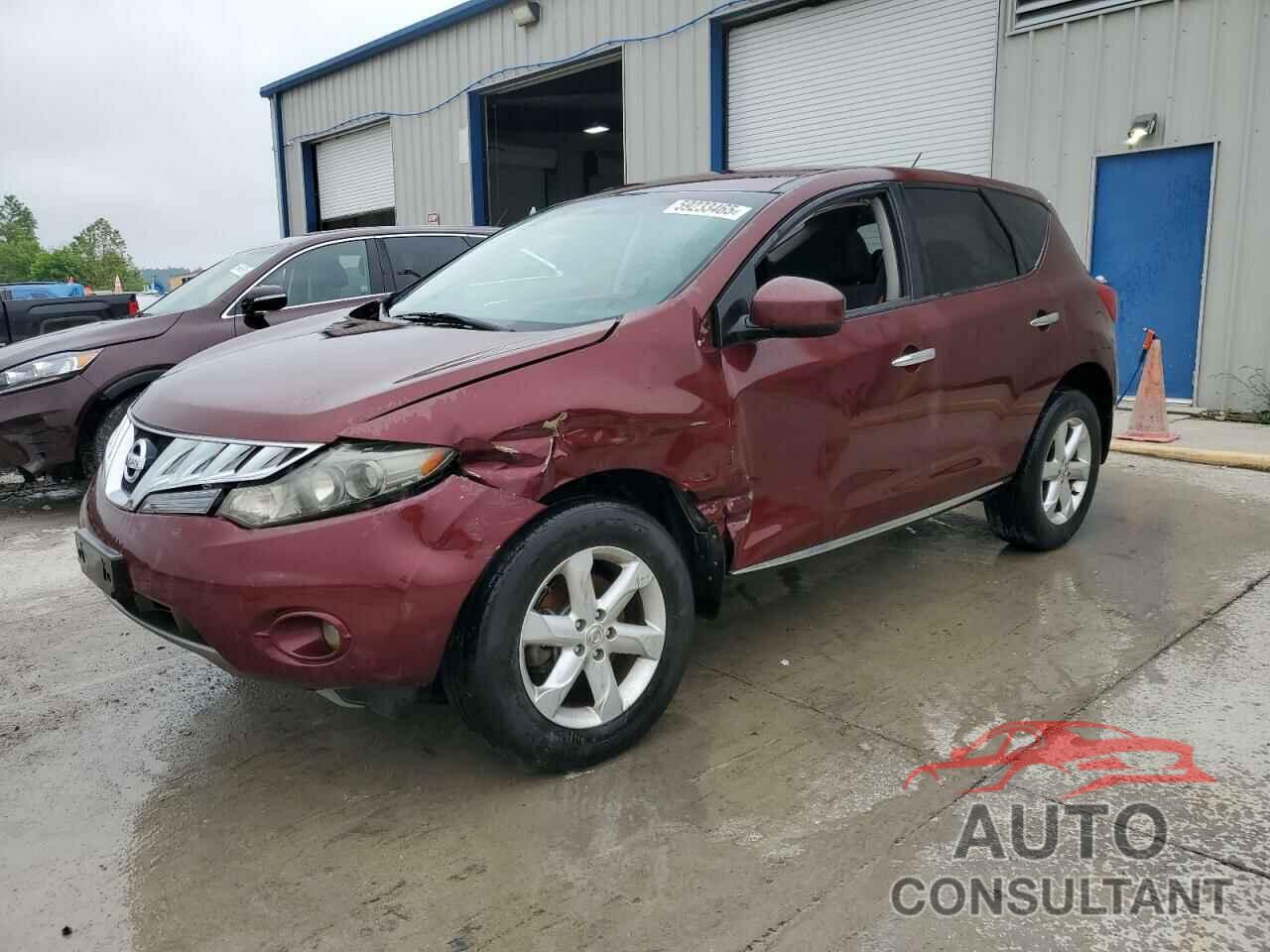 NISSAN MURANO 2009 - JN8AZ18U39W009314