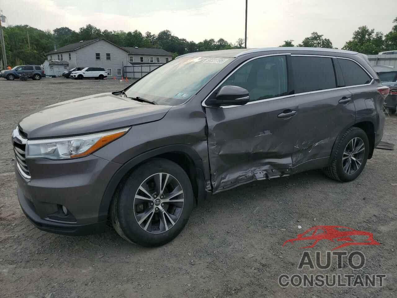TOYOTA HIGHLANDER 2016 - 5TDJKRFH6GS501871