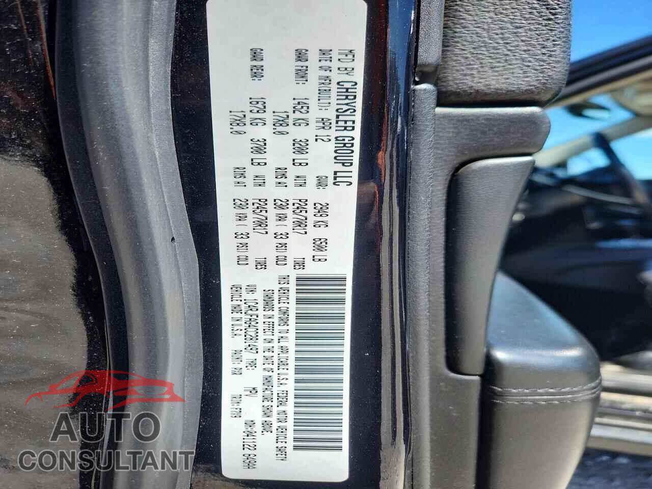 JEEP CHEROKEE 2012 - 1C4RJFAG4CC281497