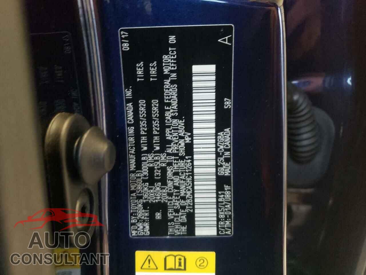 LEXUS RX350 2017 - 2T2BZMCA5HC112641
